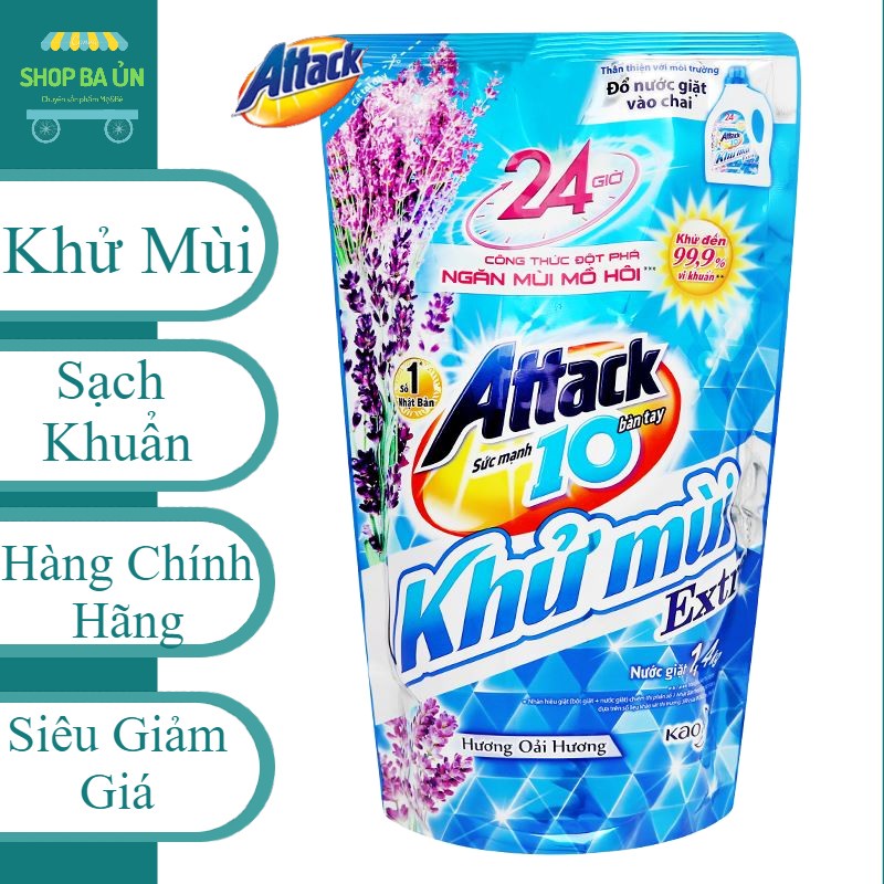 NƯỚC GIẶT KHỬ MÙI ATTACK SIÊU RẺ.