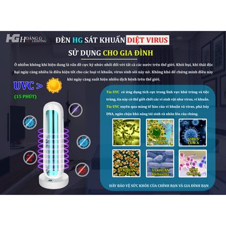 Đèn UVC tia cực tím 38W