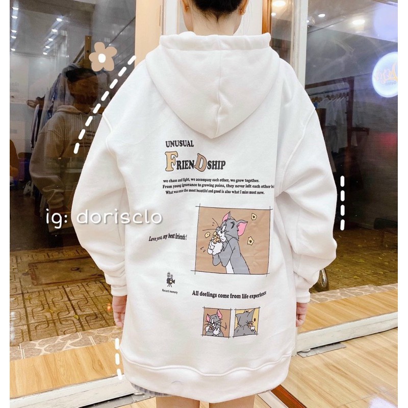 (FREESHIP+VIDEO THẬT) AHD0008-Áo Hoodie Tom& Jerry dành cho anh chàng cô nàng cool ngầu | BigBuy360 - bigbuy360.vn
