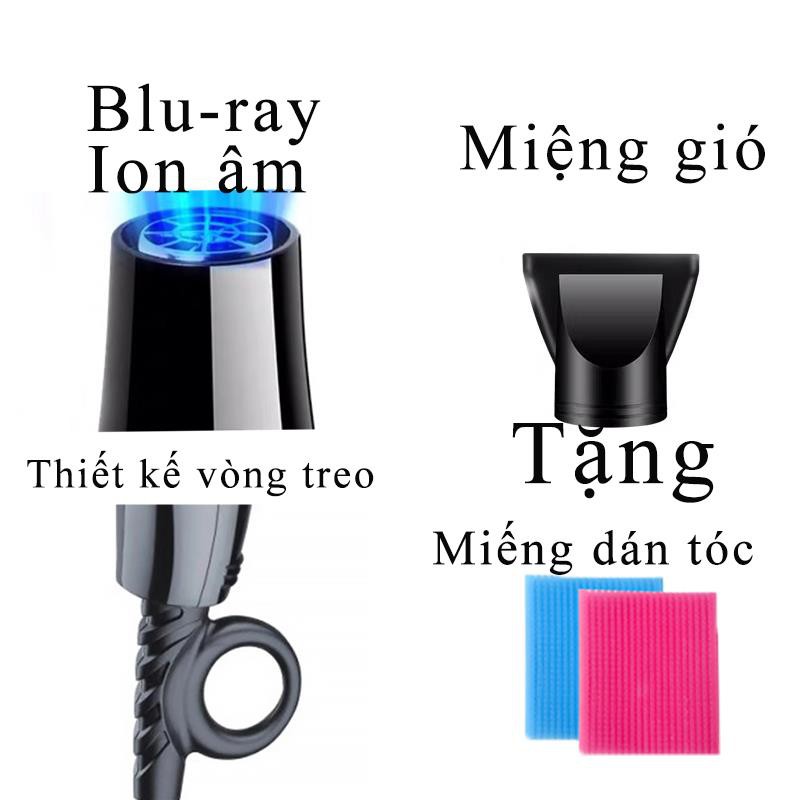 [ COMBO HOT ] Máy Sấy Tóc Phát Sáng 2 chiều Padabanic và Máy Uốn Duỗi Tóc 2in1 Giá Siêu Tiết Kiệm Bảo Hành 1 Năm