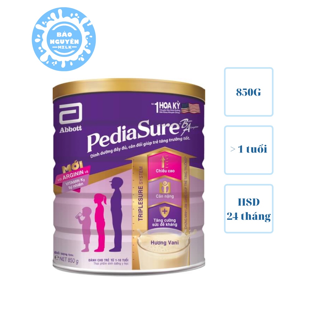 Sữa bột PediaSure B/A 850g