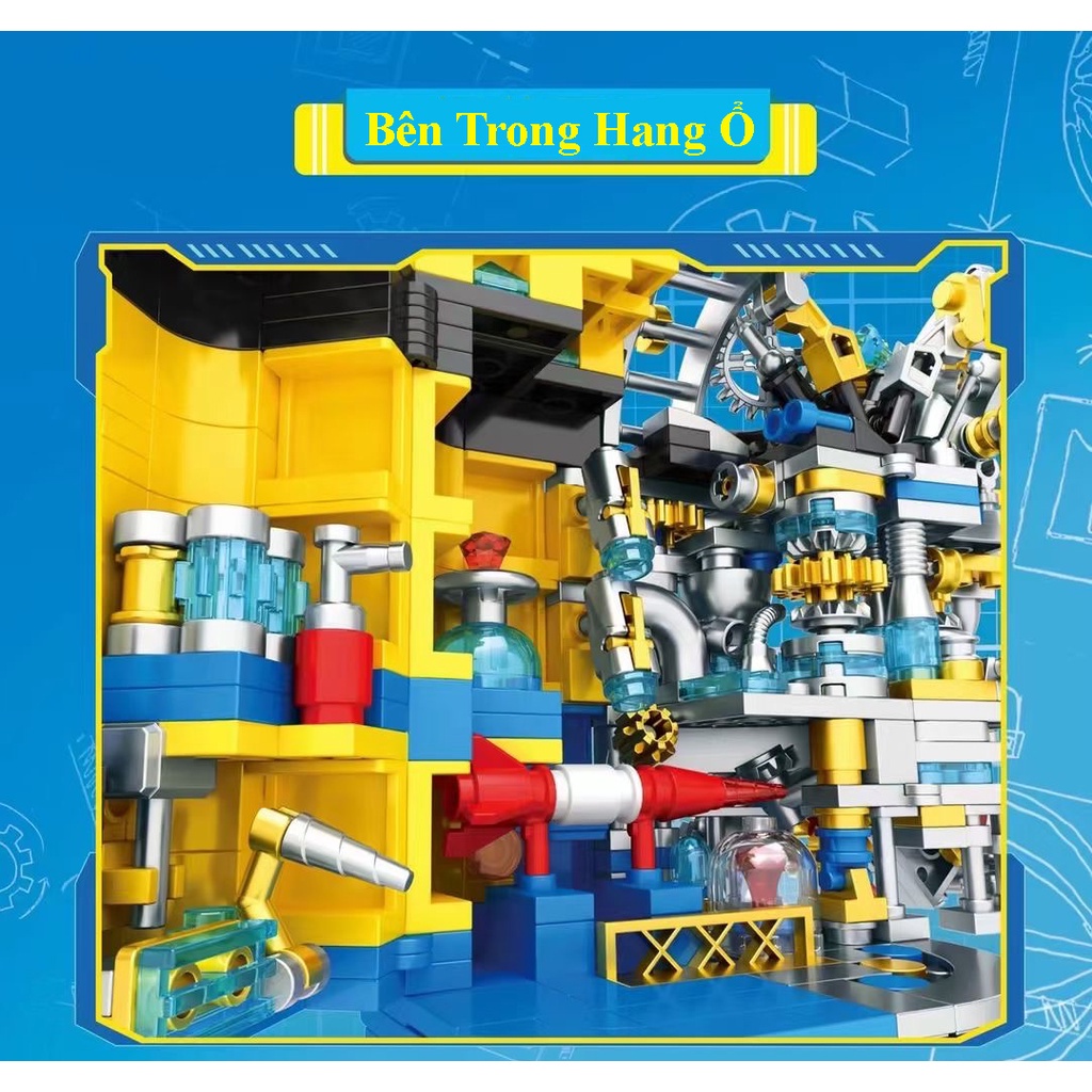 BỘ ĐỒ CHƠI XẾP HÌNH Robot MINION, Lego Cỗ Máy Chiến Đấu Minion