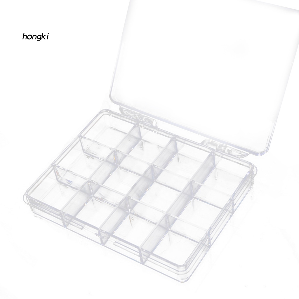 Hộp Trong Suốt Đựng Hạt Trang Trí Móng Tay / Vòng cổ Tiện Dụng