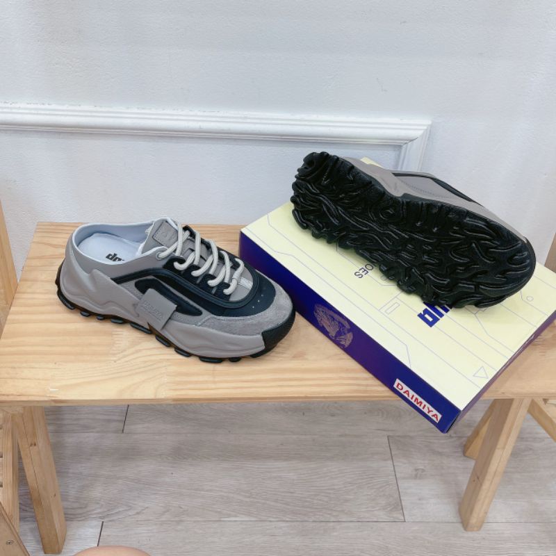 CHX Giày Sục Thể Thao Damiya Đế 5p Da Mềm Êm Nhẹ Tênh Fullbox Cao Cấp