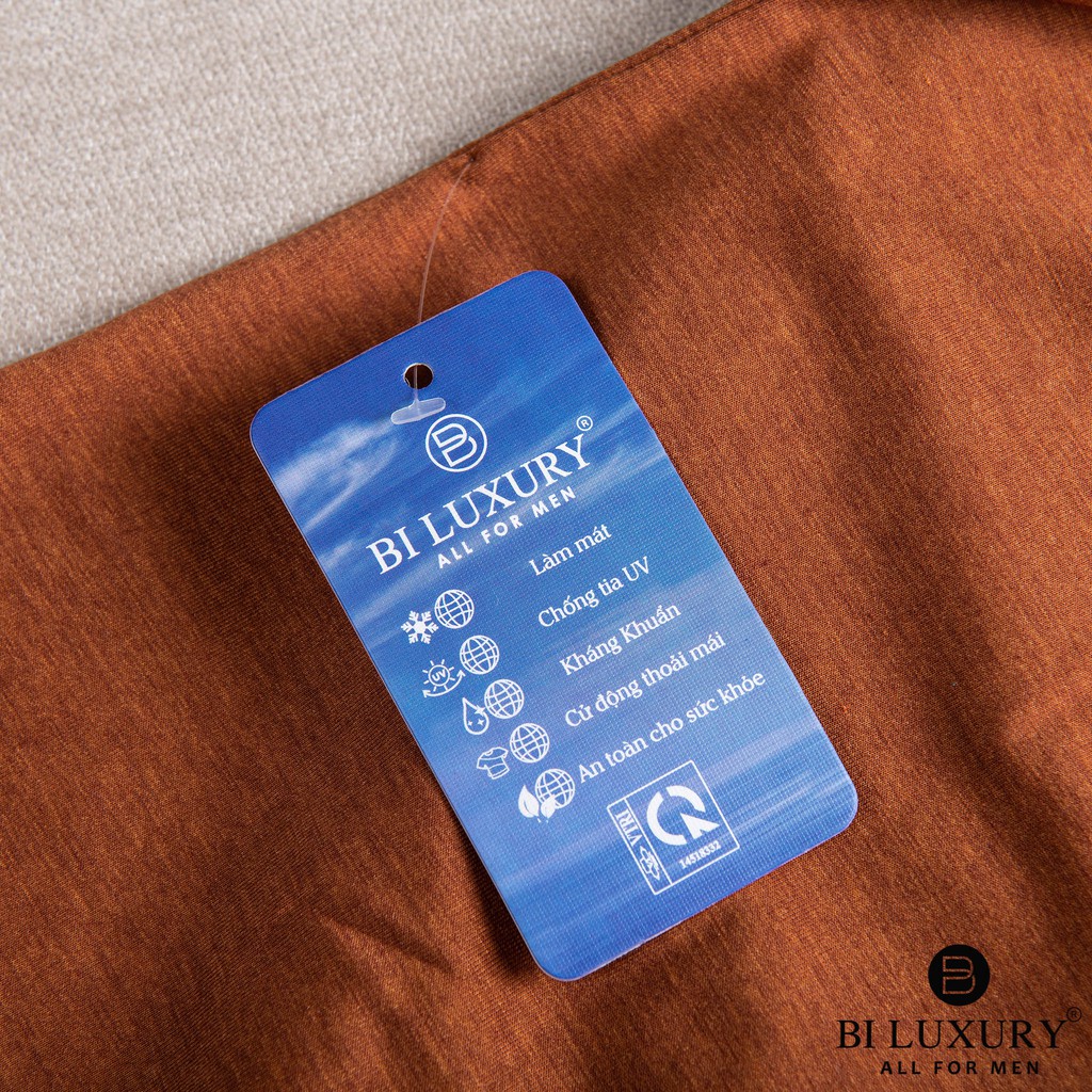 Áo phông nam Biluxury 4APKH023CAM thun cotton co giãn 4 chiều siêu nhẹ thoải mái vận động | BigBuy360 - bigbuy360.vn