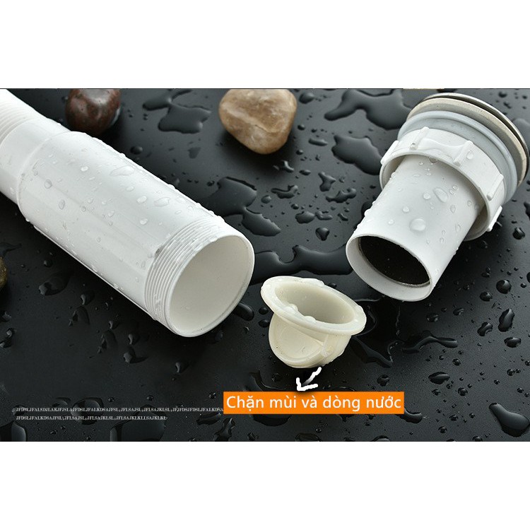 Ống xả xi phông trắng , ống xả lavabo-Ngăn Mùi Thoát