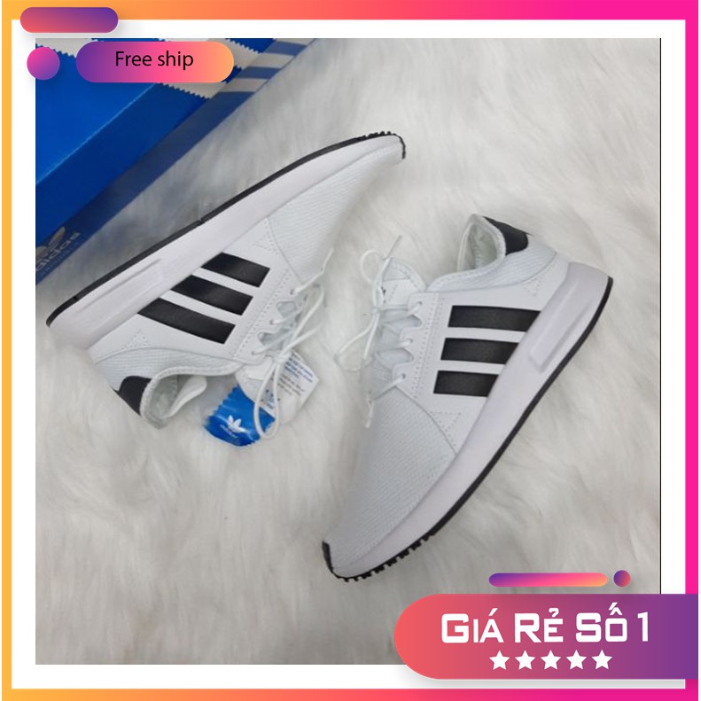 Giày Sneaker XPRL Trắng Vạch Đen
