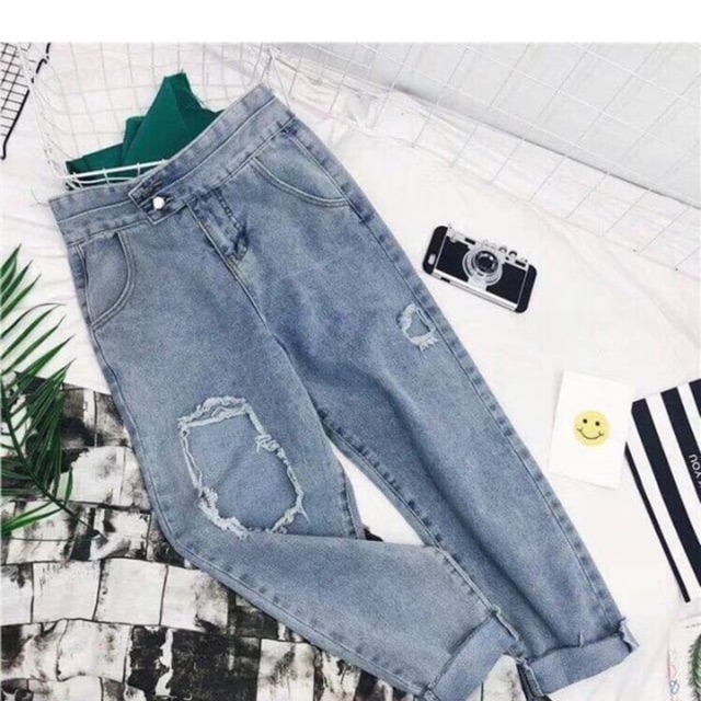 combo quần jean và áo lượn
