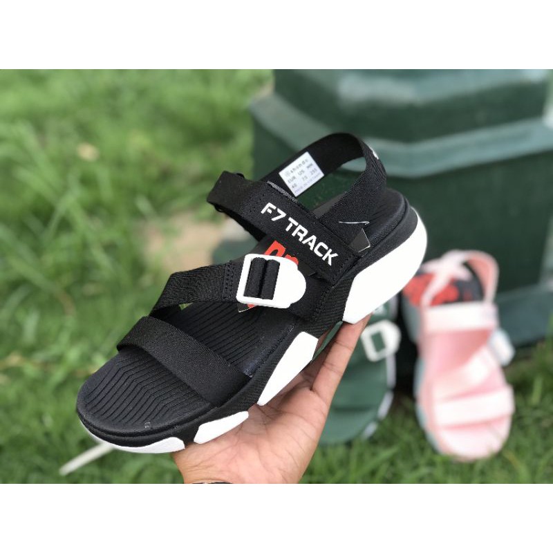 Ảnh thật giày sandal Shondo f7 track f7 racing sandal màu đen