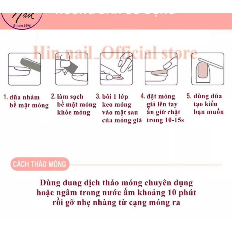 Bộ nail box 24 móng thiết kế đính đá cao cấp tặng kèm keo dán các mẫu 1-20