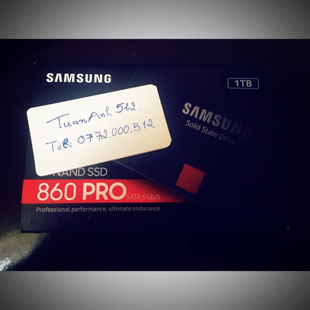 SSD Samsung 860 Pro 1TB 2.5 Inch SATA 3 MZ-76P1T0BW