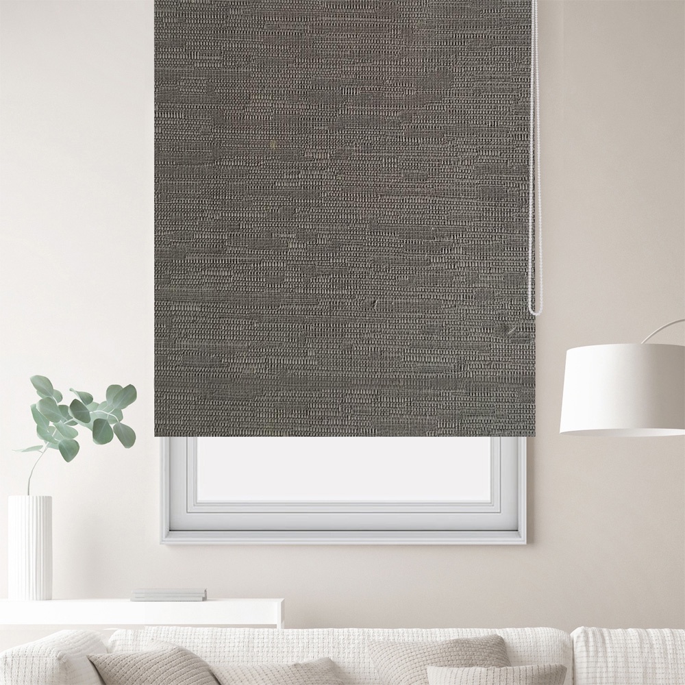 HomeBase ME LIVING Màn rèm cửa bằng Polyester linh hoạt, không nhăn B2619-05 W100x150 cm màu xám