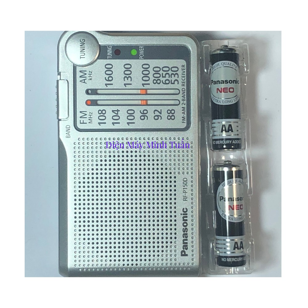 Đài Radio Panasonic RF-P150DBA kèm 2 pin AA chính hãng giá rẻ