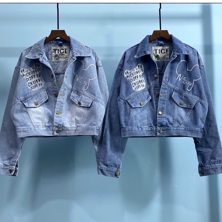 [THỜI TRANG MÙA HÈ] [Ảnh Chụp Thật] Áo Khoác Jeans Nữ - Áo Khoác Bò Cao Cấp Form Rộng Freesize Mẫu Thiết Kế Mới Đẹp