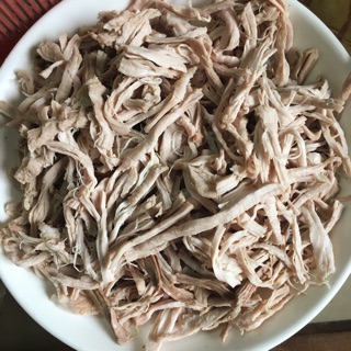 Heo khô cháy tỏi handmade