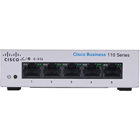 Thiết bị chuyển mạch Switch CISCO CBS110-5T-D-EU Unmanaged 5-port GE