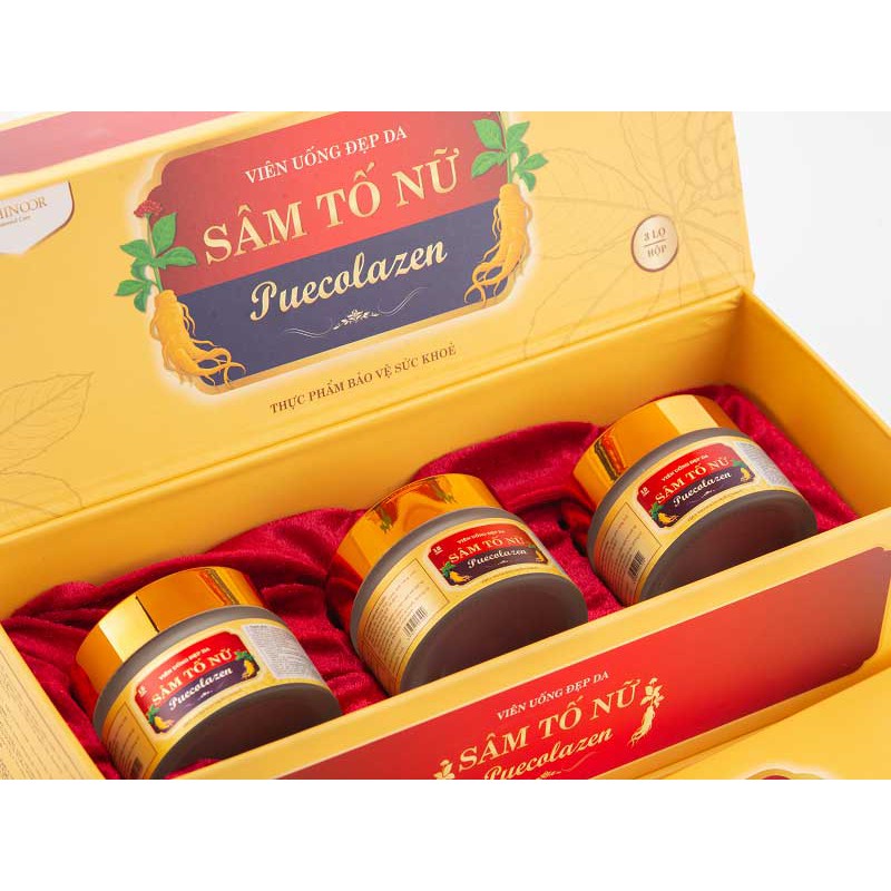 COMBO [MUA 01 TẶNG 01] Sâm Tố Nữ Puecolazen (Collagen) tặng 01 nước súc miệng TB Fresh.