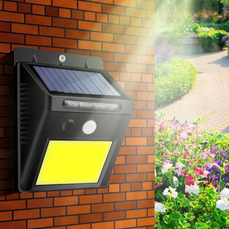 Đèn LED 48 COB Cảm Biến Chuyển Động Sử Dụng Năng Lượng Mặt Trời