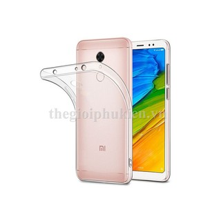 Ốp lưng silicon trong suốt Xiaomi Redmi 5 Plus siêu mỏng 0.5mm