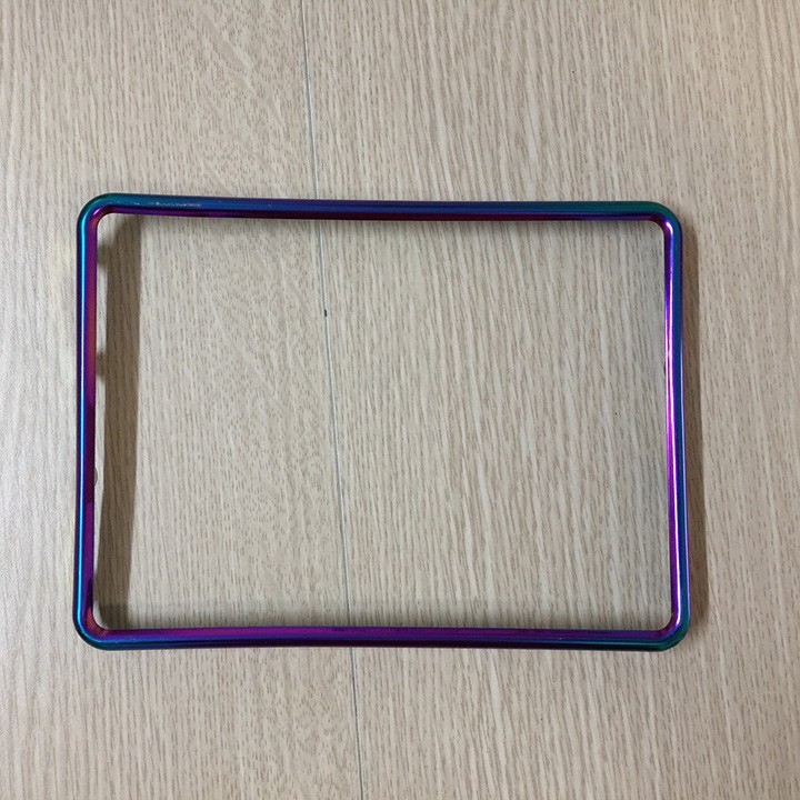 Khung trang trí biển số xe máy xe đạp điện có kính và viền 7 màu hót nhất  2023