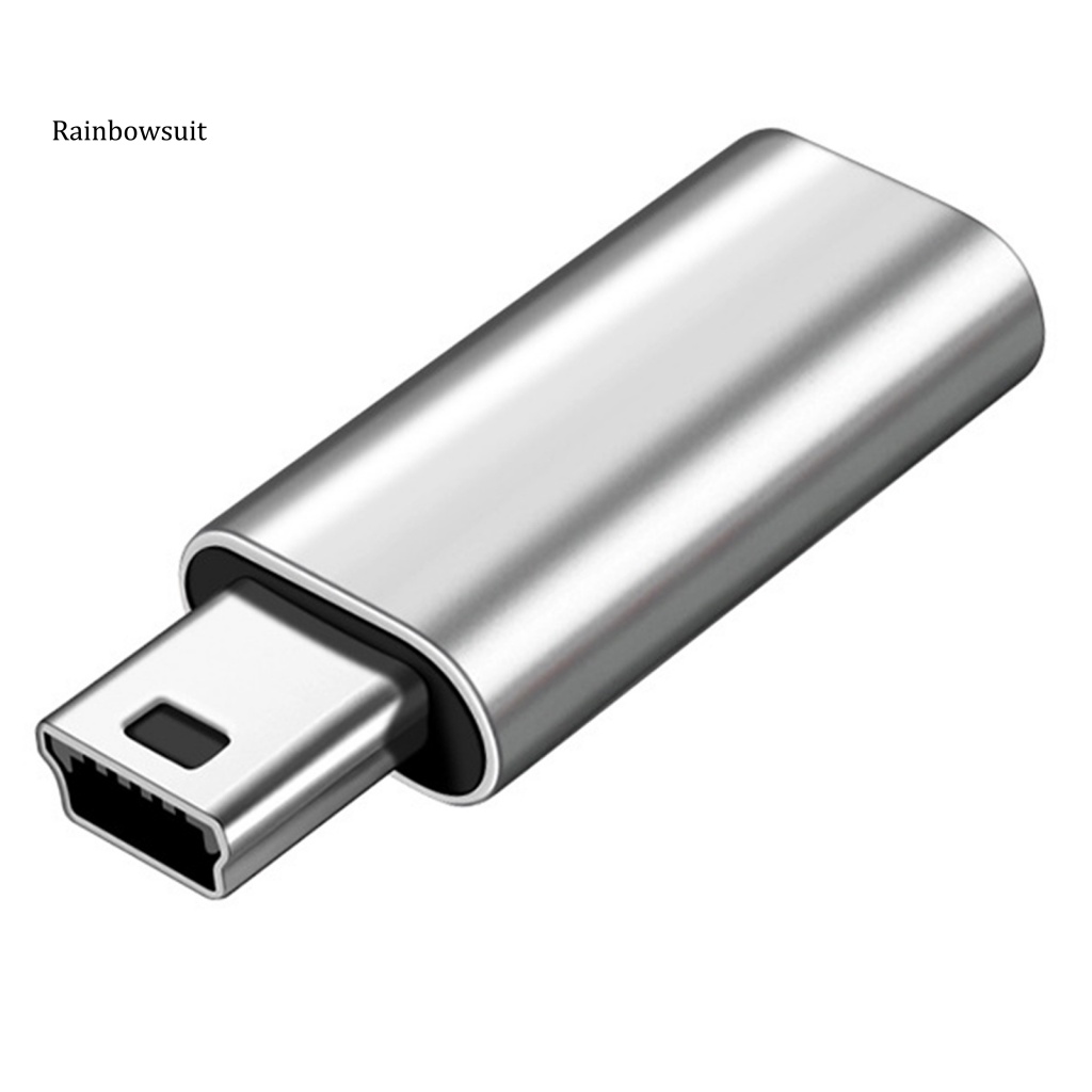 Đầu Chuyển Đổi Cáp Sạc Type-C Sang Mini USB Tiết Kiệm Không Gian
