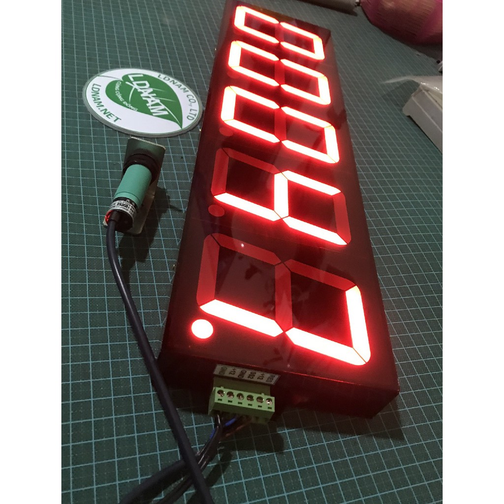 Bộ đếm sản phẩm kết nối wifi LDNam hiển thị 5 số đếm | BigBuy360 - bigbuy360.vn