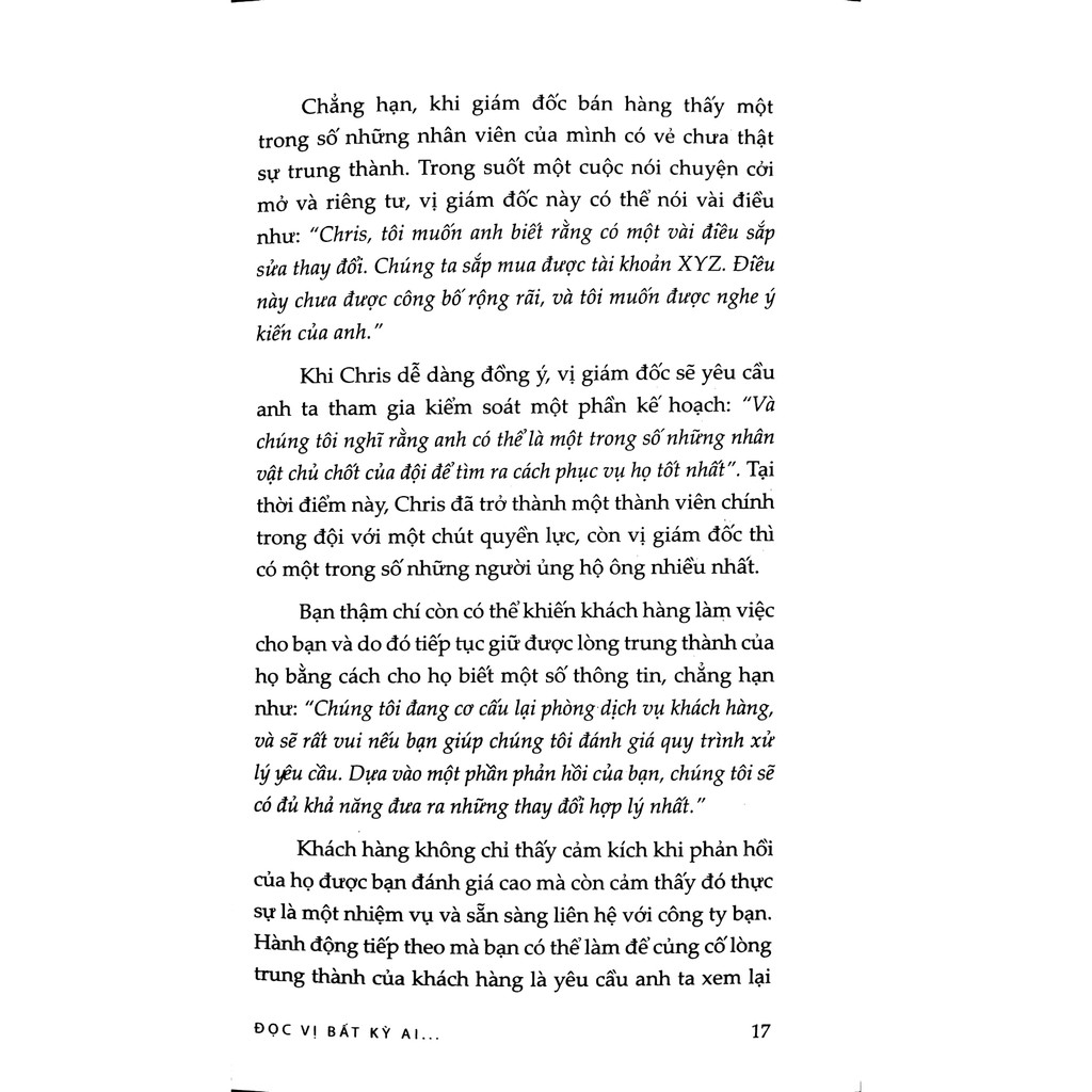 Sách - Đọc Vị Bất Kỳ Ai - Áp Dụng Trong Doanh Nghiệp