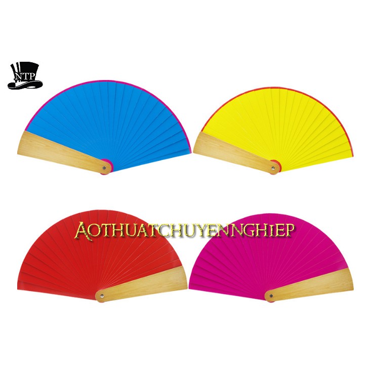Ảo thuật quạt đổi màu hàng cao cấp quạt siêu mượt đổi màu nhanh (có hướng dẫn)