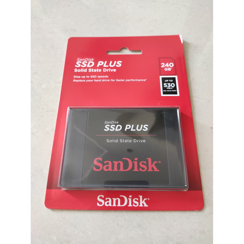 Ổ cứng SSD Sandisk Plus 240GB SATA III 520MB/s