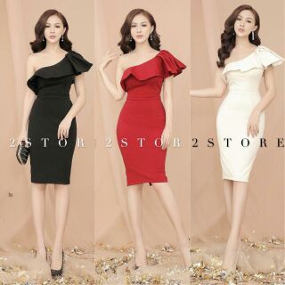 Đầm Body Lệch Vai Cao Cấp
