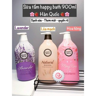 Sữa tắm happy bath natural 900ml hàn quốc