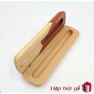 Hộp bút gỗ khắc theo yêu cầu