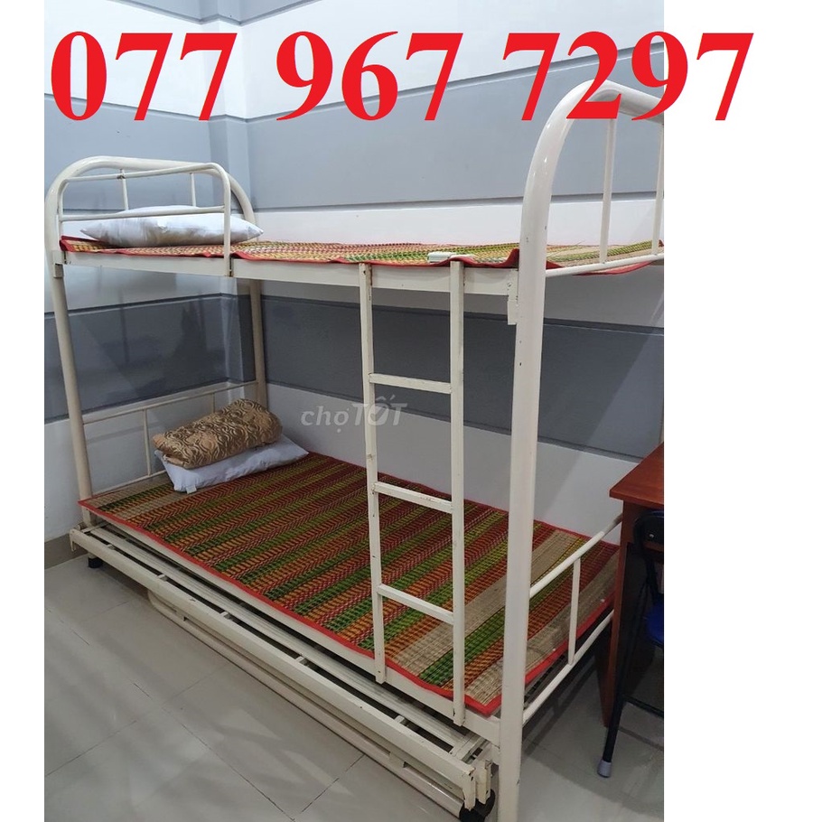 GIƯỜNG NGỦ 2 TẦNG GIÁ RẺ, GIƯỜNG 2 TẦNG BẰNG NHAU 1M2 1M 80CM