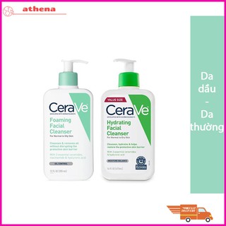 Sữa rửa mặt Cerave 200ml mang lại khả năng làm sạch da lý tưởng, lấy đi bụi bẩn, dầu thừa và tàn dư của makeup dễ dàng