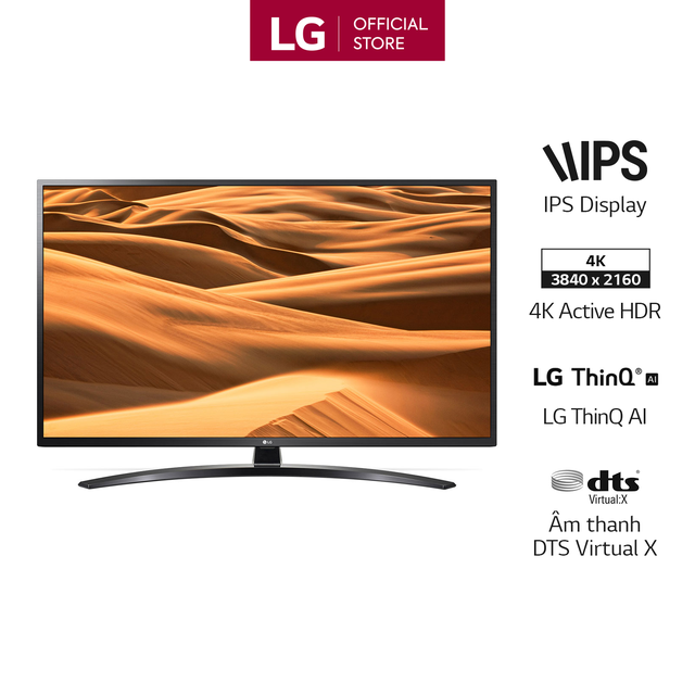 Smart Tivi LG 55 Inch UHD 4K 55UM7400PTA Model 2019 - Có Magic Remote - Miễn phí lắp đặt