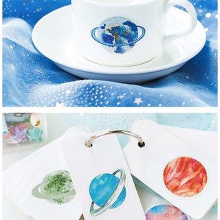 Set 45 sticker thời tiết + các hành tinh (không trùng)