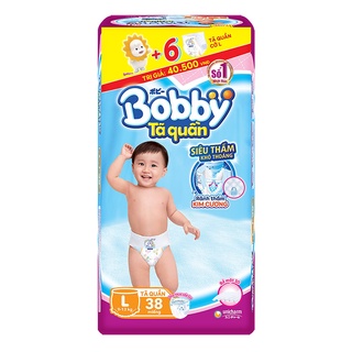[HÀNG CỘNG MIẾNG] Tã quần Bobby M60/M76/L38/XXL56