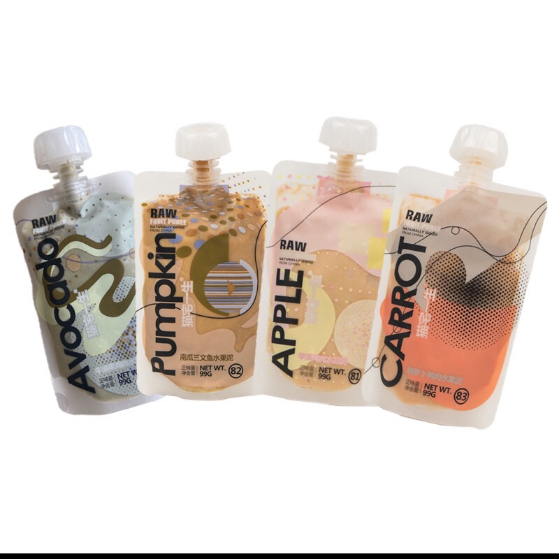 SÚP THƯỞNG CHO MÈO RAW FRUIT PUREE NATURALLY CÓ NẮP VẶN TIỆN LỢI 99g