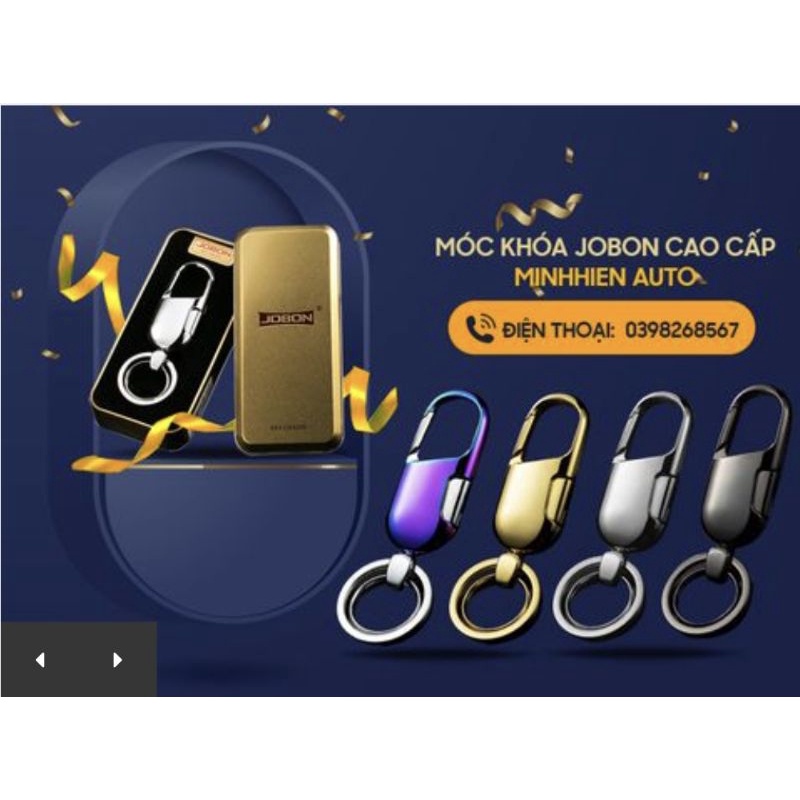 Móc khóa Jobon cao cấp logo Mercedes