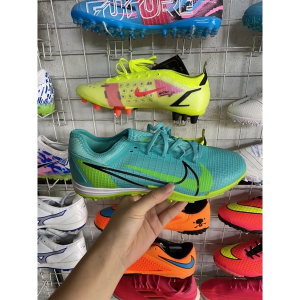 Giày đá bóng Vapor 14 pro màu xanh ngọc đinh TF (size 39-43)