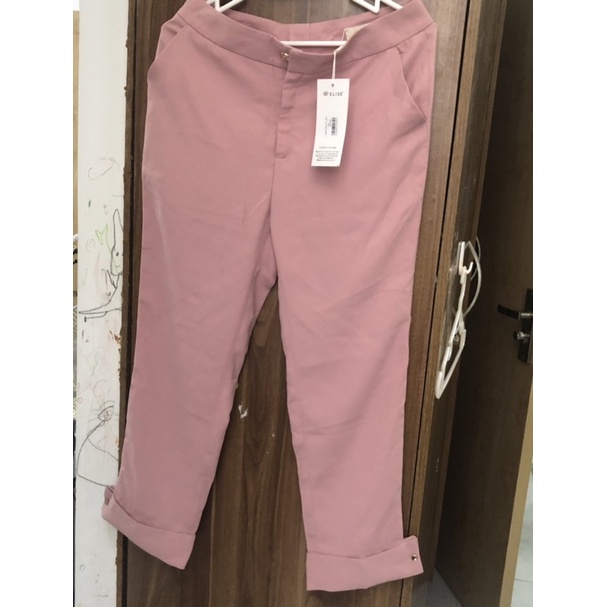 Elise newtag quần hồng cúc gấu mới nguyên tag M/L