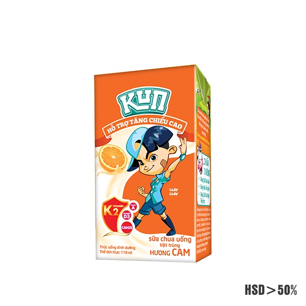 KUN Sữa Chua Uống Cam 110ml