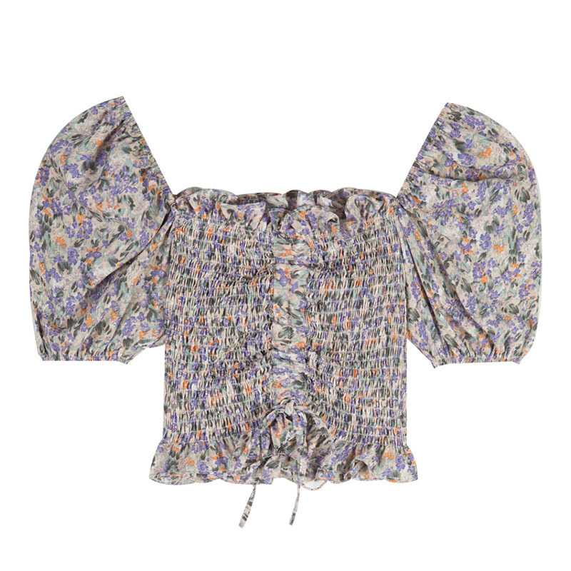 IELGY Áo Voan Tay Ngắn Thời Trang Dành Cho Nữ