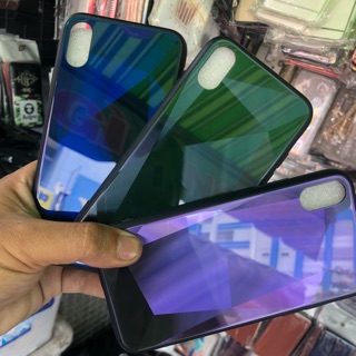 Ốp iphoneX,7plus,8plus gương 3D chéo