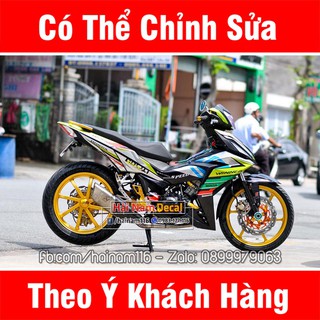 Tem Trùm Winner 150 Xanh Trắng BMW