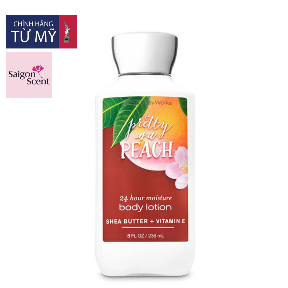 Sữa dưỡng da Bath & Body Works Body Lotion - Pretty As A Peach (236ml)