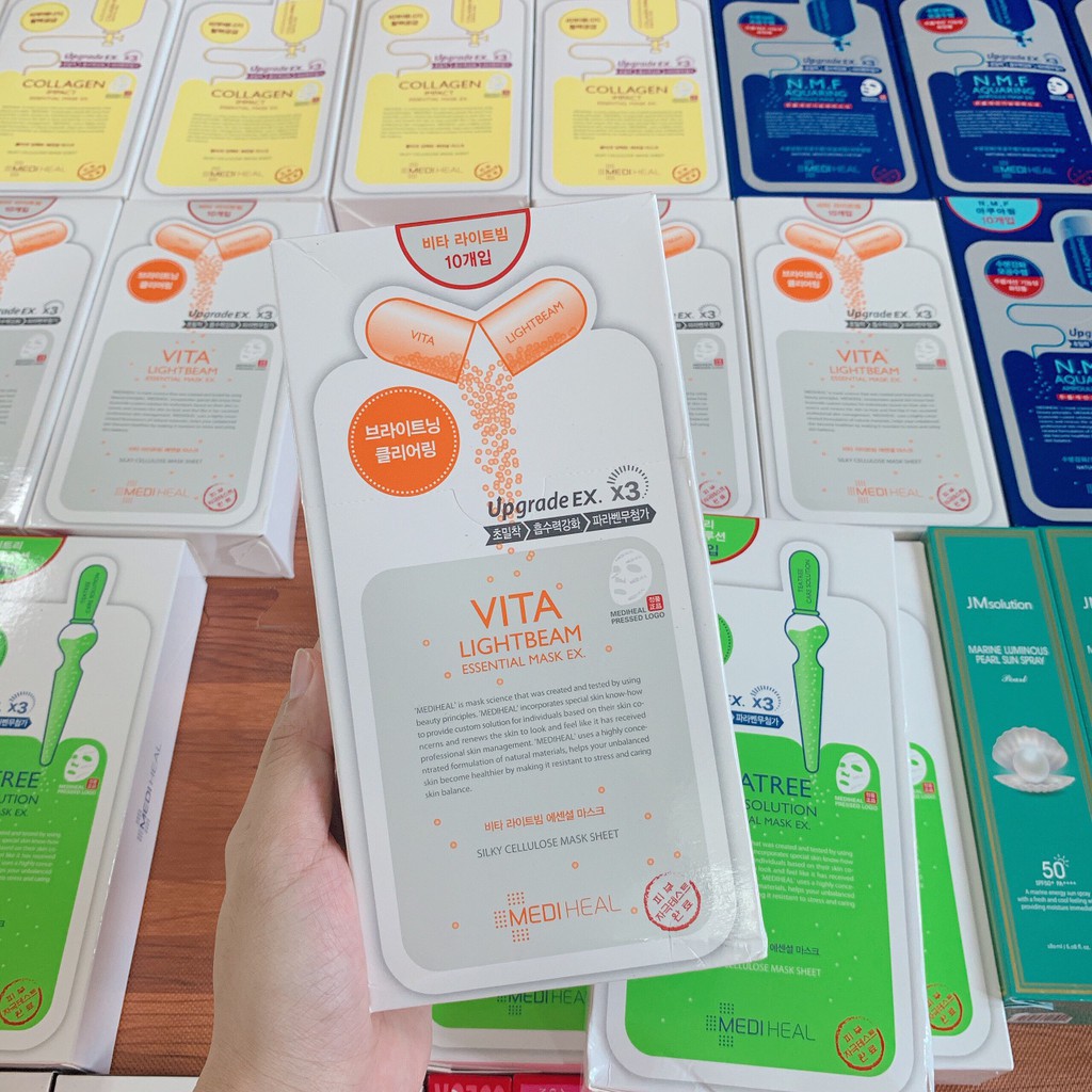 Mặt nạ 💖𝑭𝑹𝑬𝑬𝑺𝑯𝑰𝑷💖 mặt nạ mediheal dưỡng da các loại - cấp ẩm dưỡng trắng da | Thế Giới Skin Care