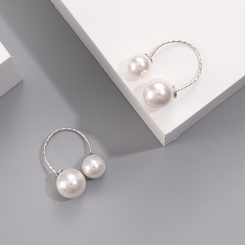 Bông Tai Bạc 925 Ngọc Trai Nhân Tạo Cao Cấp TT 3417