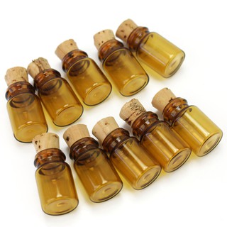 Bộ 10 Lọ Điều Ước Mini Bằng Thủy Tinh Trong Suốt