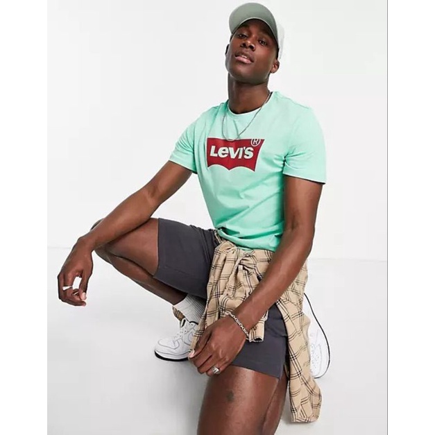 Áo Thun Levis Unisex Nam Nữ, Cotton 4 Chiều Dày Mịn, Thoáng Mát